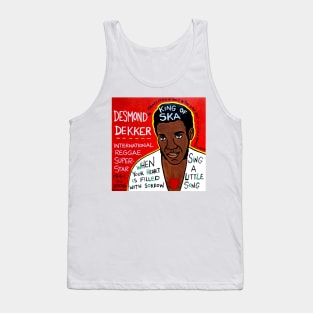 Desmond Dekker ska reggae folk art Tank Top